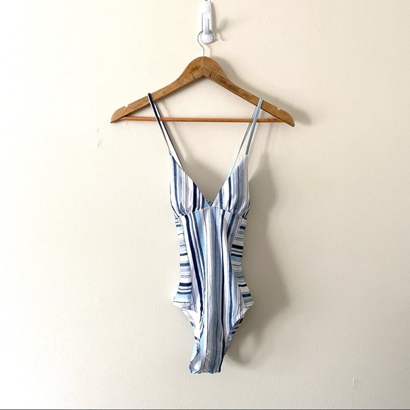 Splendid Line Of Sight Striped One-Piece Swimsuit - Picture 8 of 15